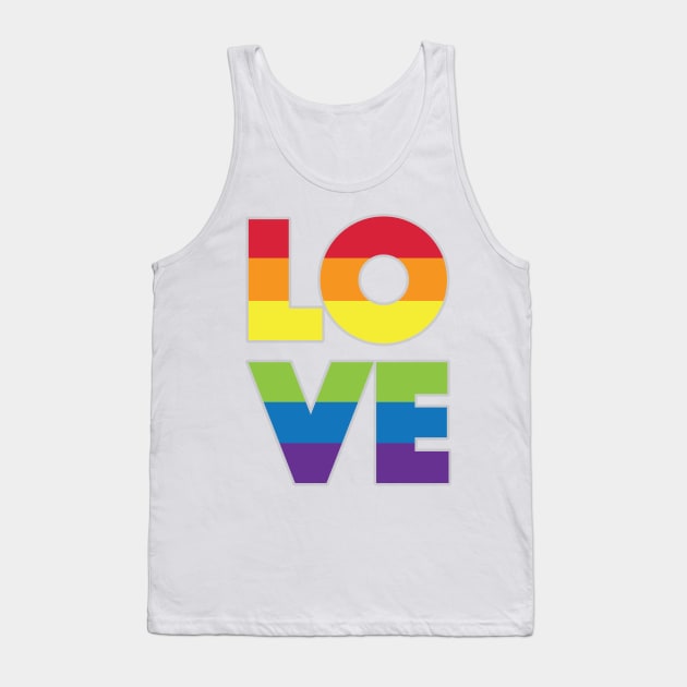 LOVE Pride Tank Top by Akbaly